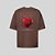 Camiseta Oversized Streetwear Masculina Estampa Costas Bleed Heart - Imagem 3