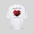 Camiseta Oversized Streetwear Masculina Estampa Costas Bleed Heart - Imagem 5