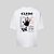 Camiseta Oversized Streetwear Masculina Estampa Costas Crime Scene - Imagem 5