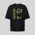 Camiseta Oversized Streetwear Masculina Estampa Costas Cute But Pshico - Imagem 7