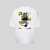 Camiseta Oversized Streetwear Masculina Estampa Costas Distressed Feeling - Imagem 1
