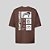 Camiseta Oversized Streetwear Masculina Estampa Costas Frature - Imagem 1