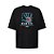 Camiseta Oversized Streetwear Masculina Estampa Costas High Five - Imagem 1
