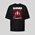 Camiseta Oversized Streetwear Masculina Estampa Costas Illusion - Imagem 1