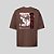 Camiseta Oversized Streetwear Masculina Estampa Costas Predator Jurassic World - Imagem 1