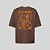 Camiseta Oversized Streetwear Masculina Estampa Costas Scorpion - Imagem 7