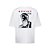 Camiseta Oversized Streetwear Masculina Estampa Costas Silence Because - Imagem 1