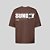 Camiseta Oversized Streetwear Masculina Estampa Costas Sunday Worldwide - Imagem 1