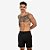 Short Masculino Moda Praia Tactel Secagem Rápida Liso com Bolsos - Preto - Imagem 3
