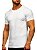 Kit 4 Camisetas Básicas Masculinas - Branco - Imagem 3