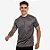 Camiseta Esportiva Dry Fit Masculina Poliéster Dry - Grafite - Imagem 2