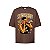 Camiseta Oversized Streetwear Masculino Stephen Curry Marrom - Últimas Peças - Imagem 1