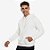 Casaco de Moletom Masculino com Bolso Canguru e Capuz P ao GG - Off White - Imagem 3