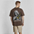 Camiseta Streetwear Masculina 100% Algodão Fio 30.1 - CATACLYSM BEGE 25 - Imagem 3
