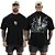 Camiseta Oversized Masculina Larga Para Treino e Academia - Dragon Ball Cell-01 - Imagem 1