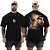 Camiseta Oversized Masculina Larga Para Treino e Academia - Dragon Ball Goku-02 - Imagem 1