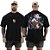 Camiseta Oversized Masculina Larga Para Treino e Academia - Dragon Ball Goku-03 - Imagem 1