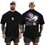 Camiseta Oversized Masculina Larga Para Treino e Academia - Dragon Ball Goku-04 - Imagem 1