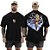 Camiseta Oversized Masculina Larga Para Treino e Academia - Dragon Ball Goku-05 - Imagem 1