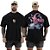 Camiseta Oversized Masculina Larga Para Treino e Academia - Dragon Ball Majin Boo-02 - Imagem 1