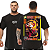 Camiseta Oversized Masculina Larga Para Treino e Academia - Demon Slayer Kyōjurō Rengoku - Imagem 1