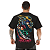 Camiseta Oversized Masculina Larga Para Treino e Academia - Demon Slayer Tanjirō Kamado - Imagem 2
