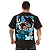 Camiseta Oversized Masculina Larga Para Treino e Academia - Demon Slayer Tanjirō Kamado-02 - Imagem 2
