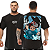 Camiseta Oversized Masculina Larga Para Treino e Academia - Demon Slayer Tanjirō Kamado-02 - Imagem 1