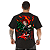 Camiseta Oversized Masculina Larga Para Treino e Academia - Demon Slayer Tanjirō Kamado-03 - Imagem 2