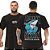 Camiseta Oversized Masculina Larga Para Treino e Academia - Daddy Shark - Imagem 1
