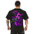 Camiseta Oversized Masculina Larga Para Treino e Academia - Poseidon Dragão Roxo - Imagem 2