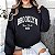 Moletom Feminino Gola Redonda Brooklyn - Imagem 1