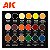 Conjunto Tintas Acrílicas SIGNATURE SET JOSÉ DAVINCI - AK Interactive (Box x18 17ml) - Imagem 2