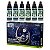 Conjunto Tintas Acrílicas MISTY BLUE - Green Stuff World (Box x6 17ml) - Imagem 1