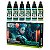Conjunto Tintas Acrílicas TURQUOISE - Green Stuff World (Box x6 17ml) - Imagem 1