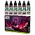 Conjunto Tintas Acrílicas EVIL PINK - Green Stuff World (Box x6 17ml) - Imagem 1