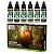 Conjunto Tintas Acrílicas WOOD & BARK - Green Stuff World (Box x6 17ml) - Imagem 1