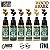 Conjunto Tintas Acrílicas WOOD & BARK - Green Stuff World (Box x6 17ml) - Imagem 2