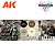 Conjunto Tintas Acrílicas Wargame Color BONES AND SKELETONS - AK Interactive (Box x4 17ml) - Imagem 2
