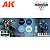 Conjunto Tintas Acrílicas Wargame Color BLUE ARMOR - AK Interactive (Box x4 17ml) - Imagem 2