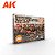 Conjunto Tintas Acrílicas SIGNATURE SET THIRTY YEARS WAR - AK Interactive (Box x18 17ml) - Imagem 1