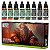 Conjunto Tintas Acrílicas HAMMER LEGION - Green Stuff World (Box x8 17ml) - Imagem 1