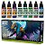 Conjunto Tintas Acrílicas WARP SORCERY - Green Stuff World (Box x8 17ml) - Imagem 1