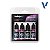 Conjunto Tintas Metálicas AMETHYST PURPLE - Vallejo (x4 18ml) - Imagem 1