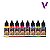Conjunto Tintas Acrílicas Game Color FLOURESCENT COLORS - Vallejo (Box x8 18ml) - Imagem 2