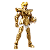 Saint Seiya: Aioria de Leão Champion Class - Kit Plástico - Imagem 3