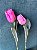 Haste Tulipa Artificial Tecido - Imagem 3