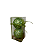 KIT COM 2 BOLAS VERDES NATALINAS 10CM - Imagem 1