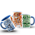 Caneca Anime Pokemon Evoluções Charmander, Squirtle, Bulbasauro Agua fogo Planta #494 - Imagem 1