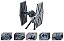 Tie Fighter Star Wars Episode V The Empire Strikes Back 1980 Hot Wheels Elite - Imagem 1